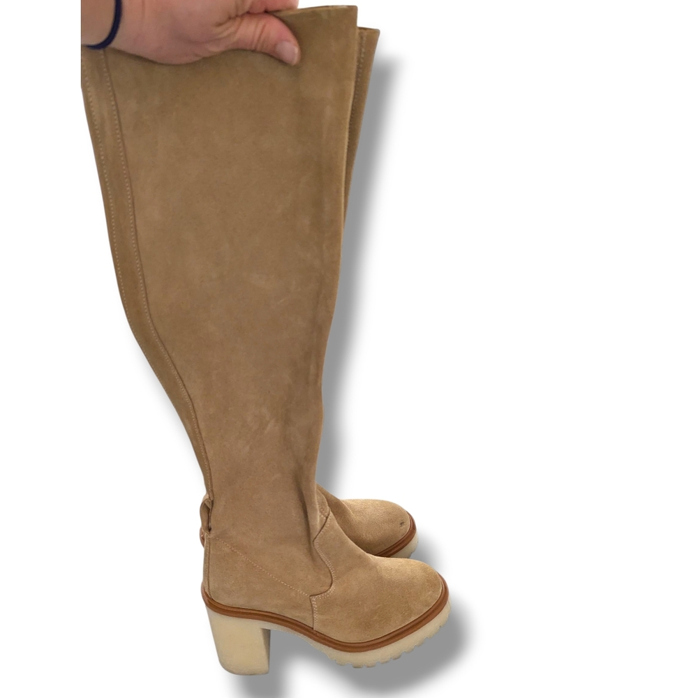 Free People Beige Jasper Heeled Boots - Picture 12 of 16